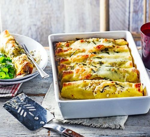 Spinach & ricotta cannelloni