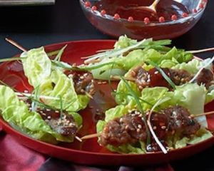 Korean Beef Bulgogi Skewers