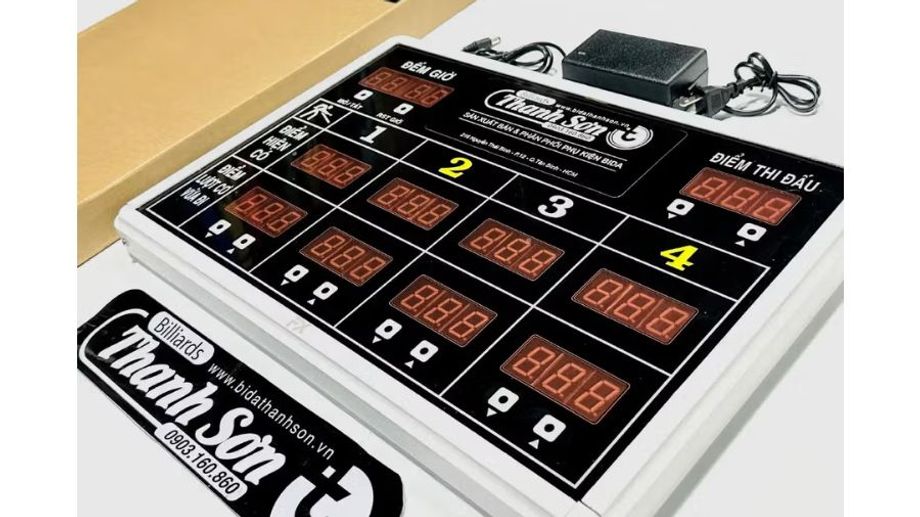 Các loại bảng ghi điểm bida được ưa chuộng tại Việt Nam?