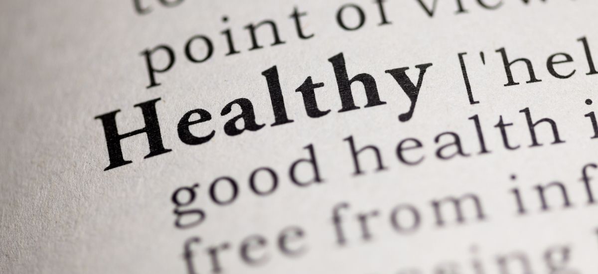 healthy definition in a book