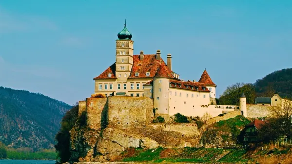 one of the many castles along the danube in austria home fo gruner veltliner