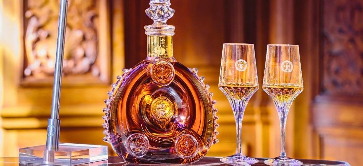 luxury cognac louis xiii remy martin with crystal decanter