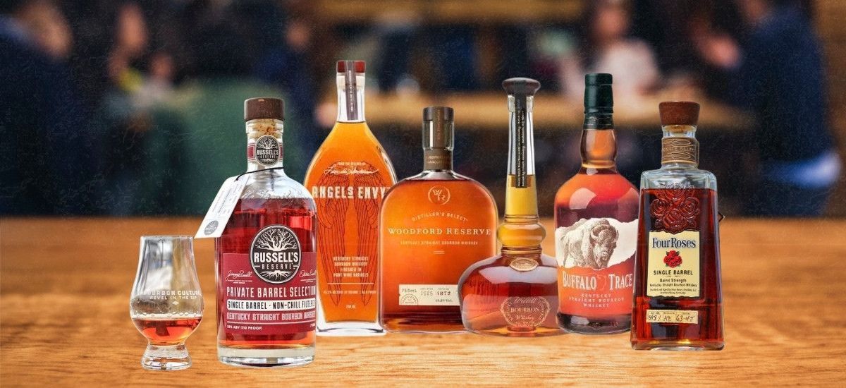 bourbon selection various producers bourbon trail