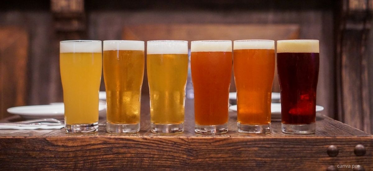 craft beer selections