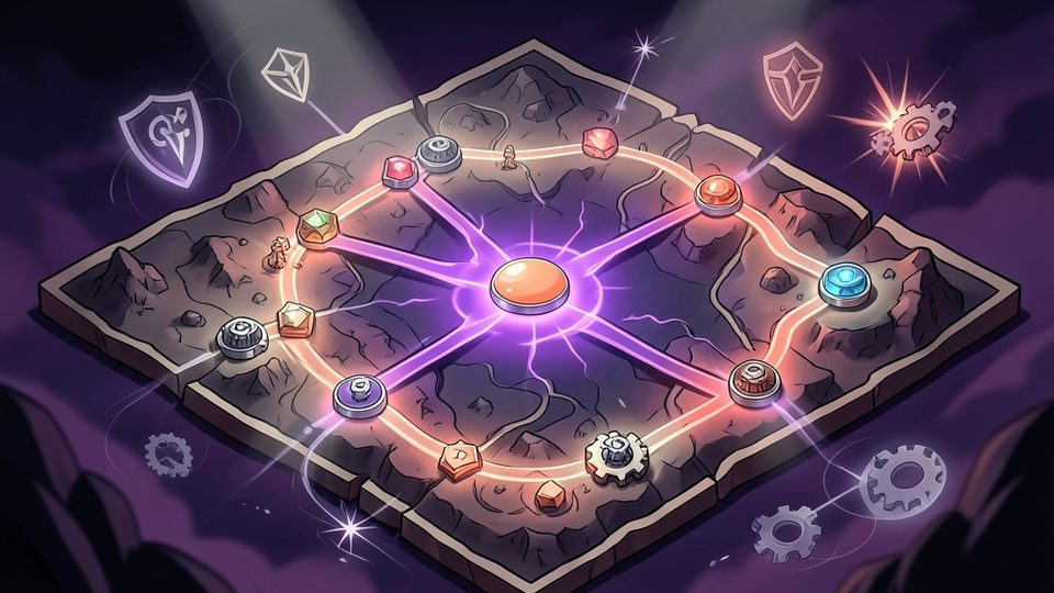 Editorial illustration representing Kingshot: Choosing the Right Formation in Kingshot.