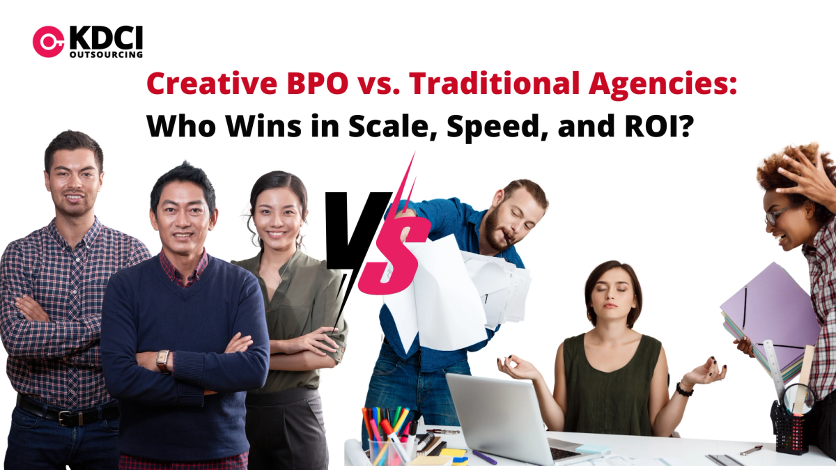 blog banner "Creative BPOs vs. traditional Agencies"
