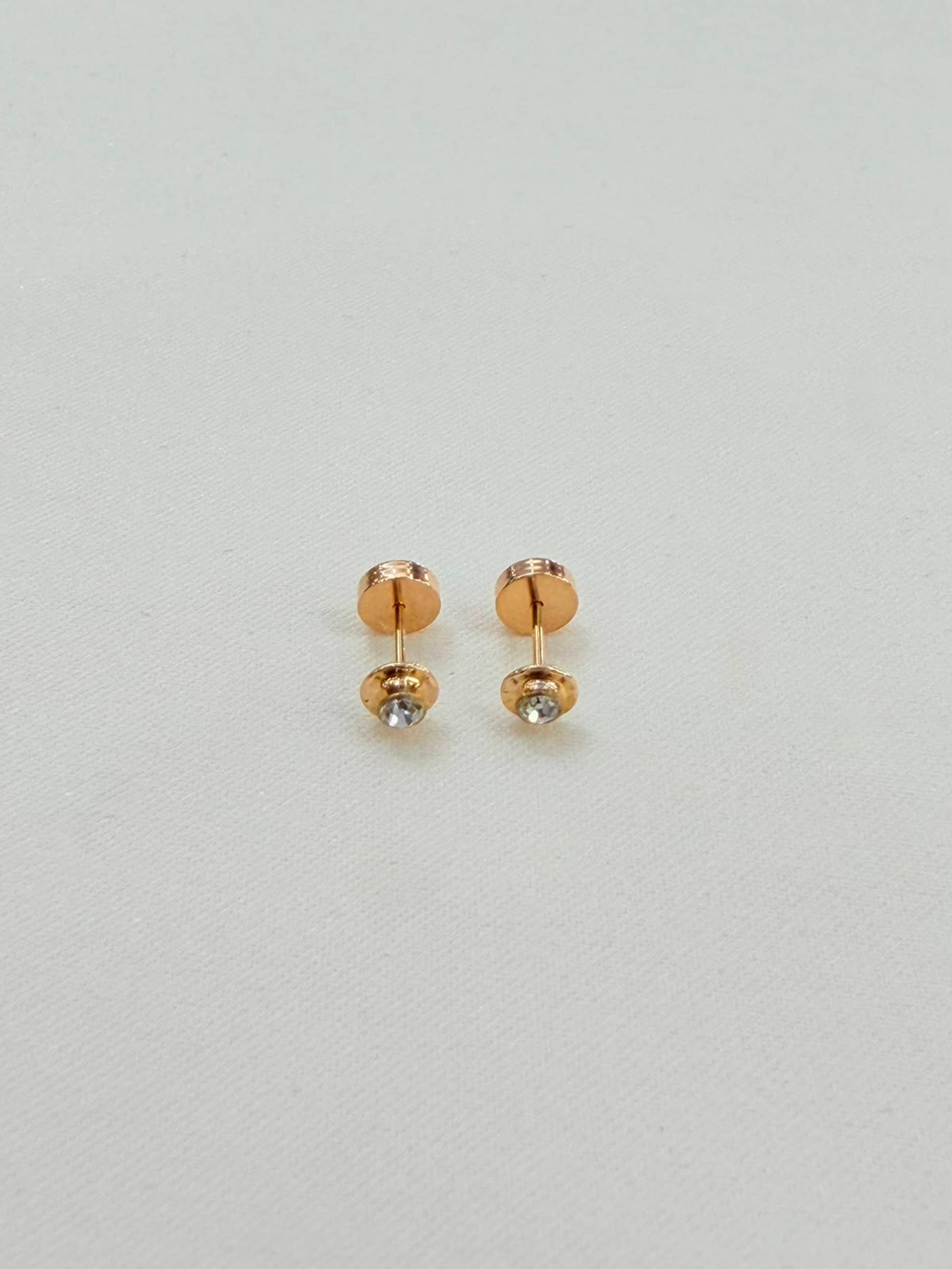 Aros abridores CH dorados con circonia cristal