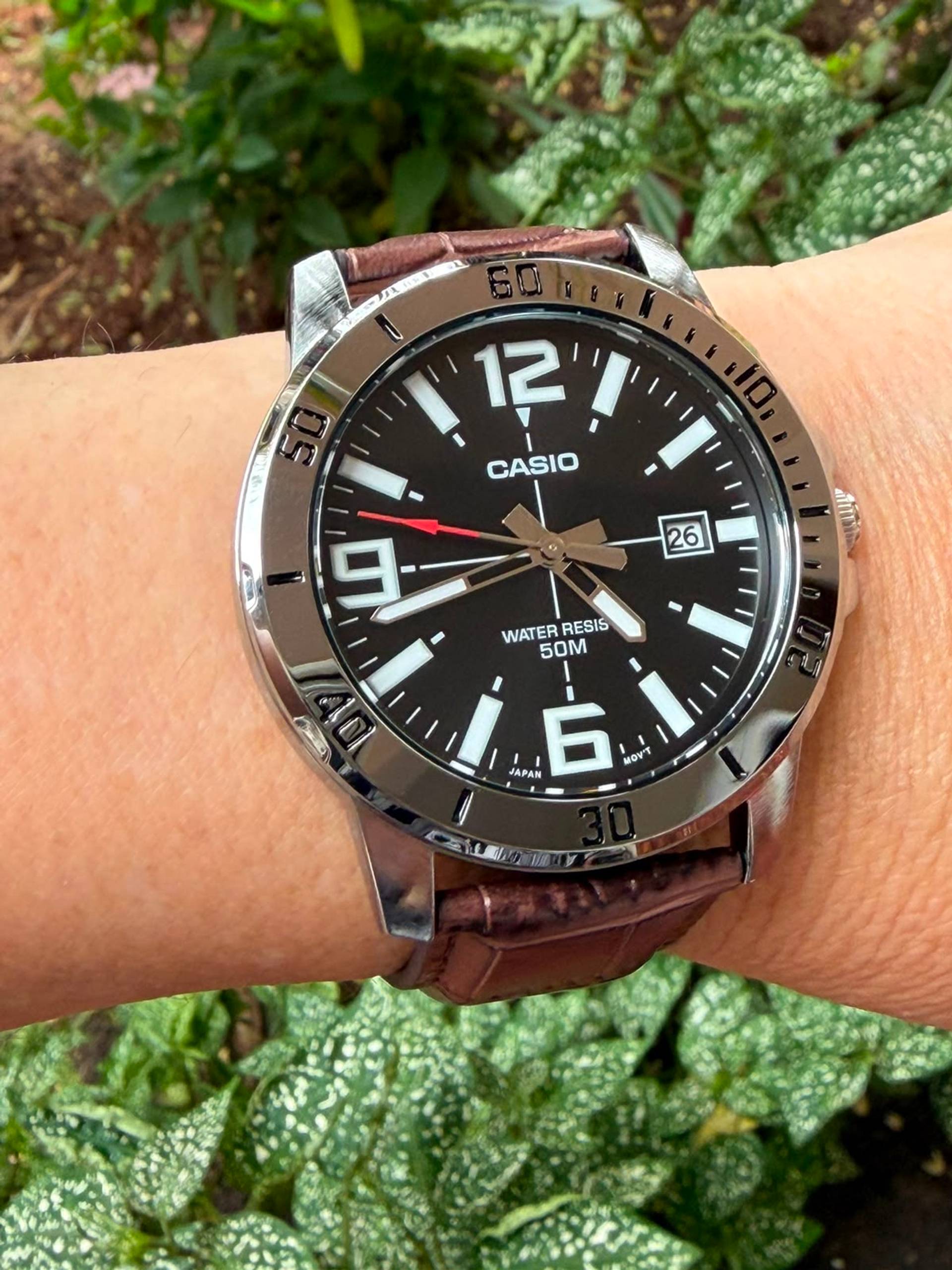 Reloj caballero Casio dark brown