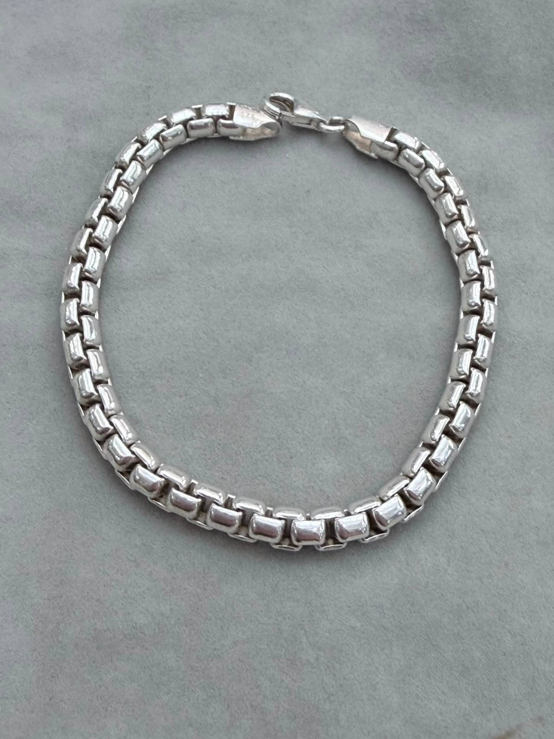 Pulsera gruesa, eslabón veneciana