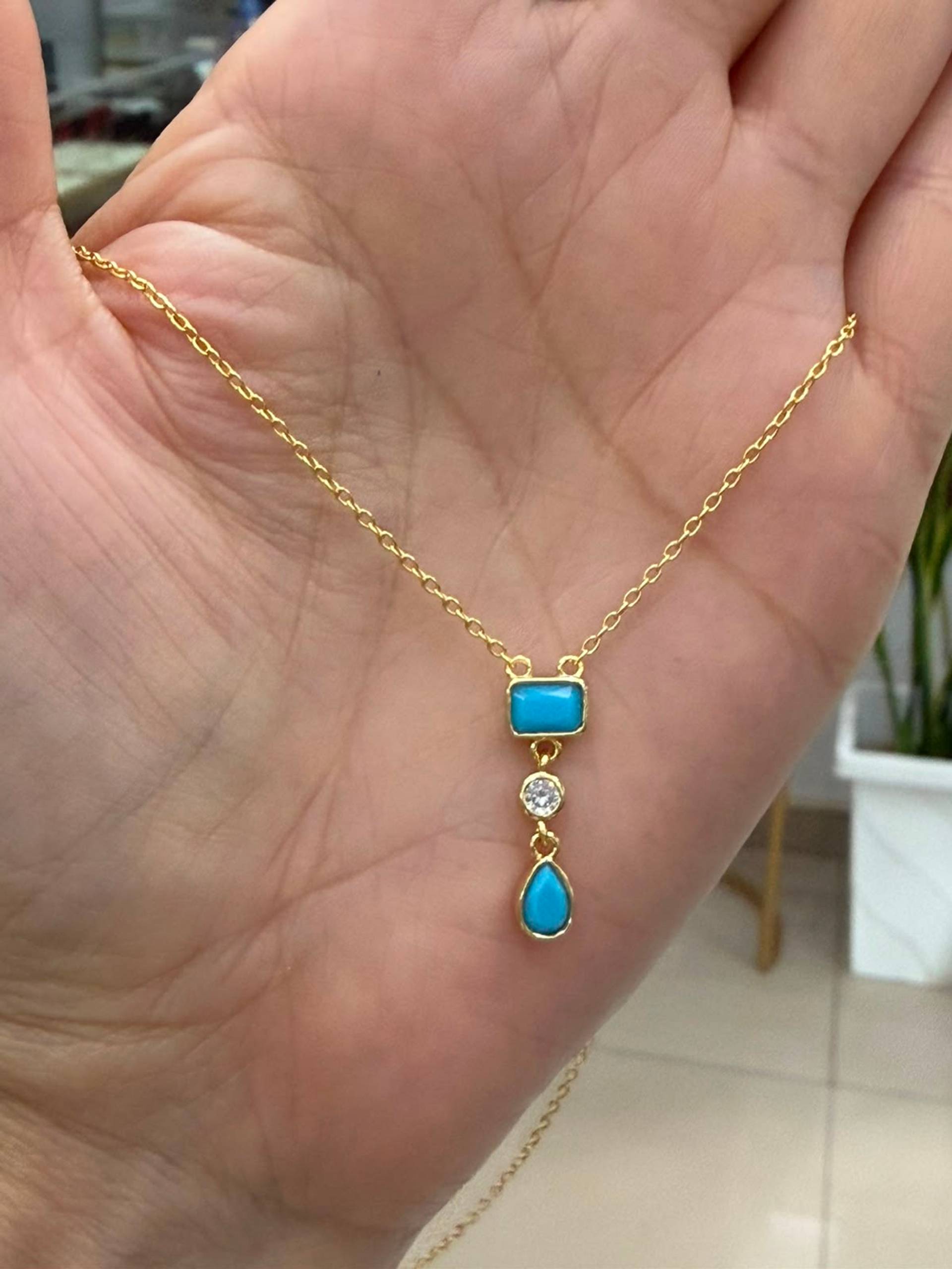 Cadena Turquesa Celestial