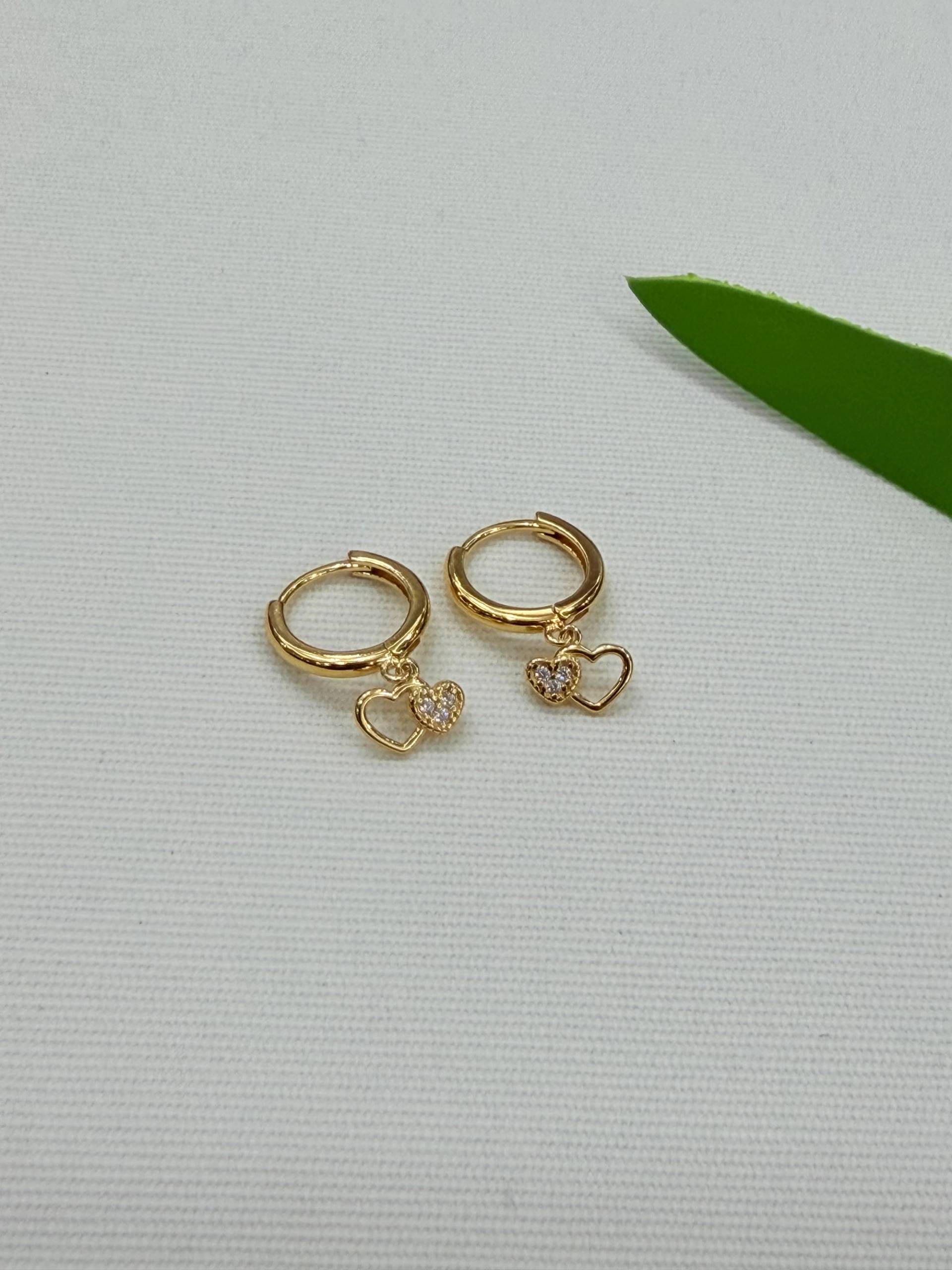 Argollita de plata gold 925