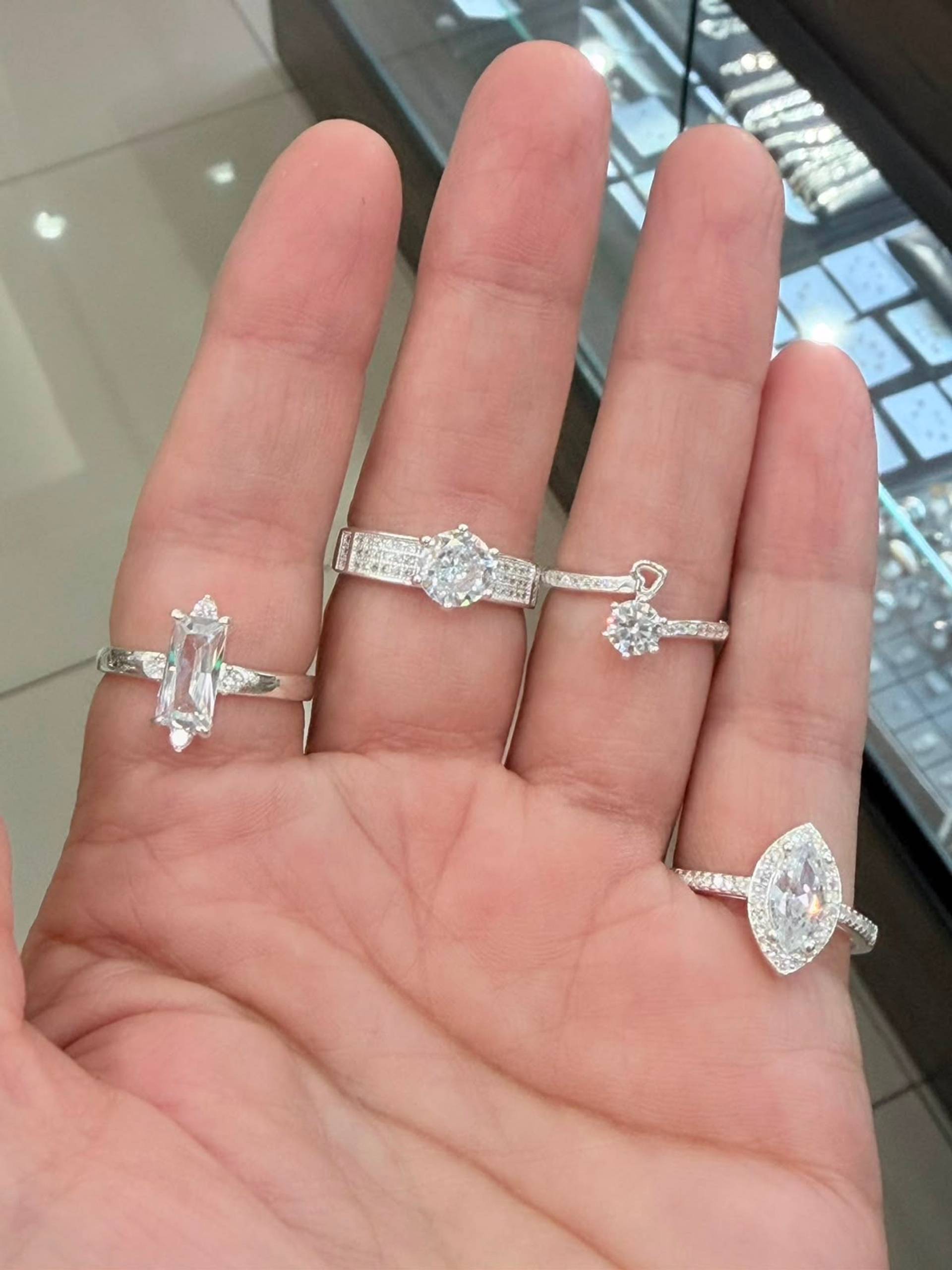 Set Anillos Mariposa