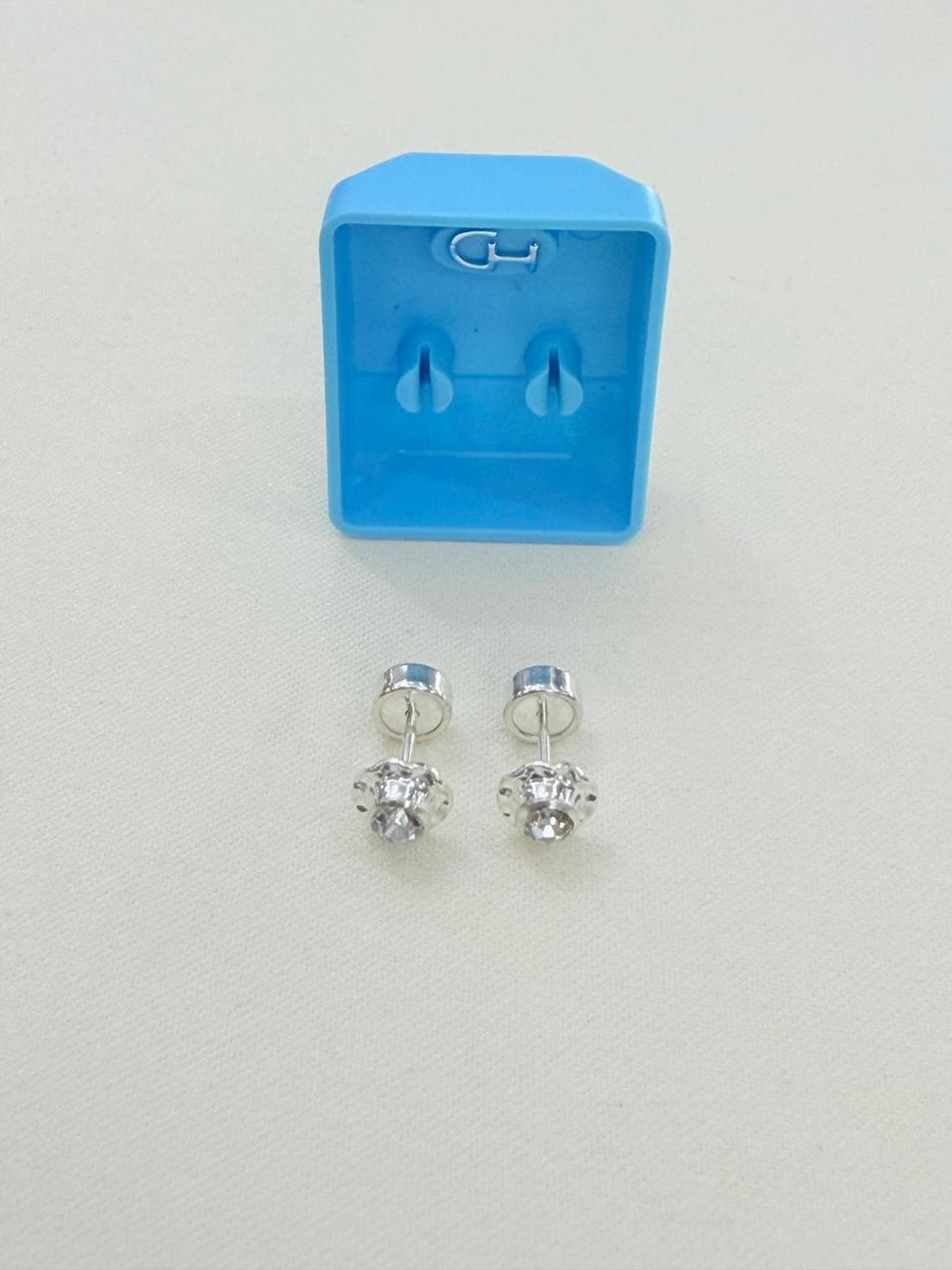 Aros abridores CH de plata 925 con circonia cristal