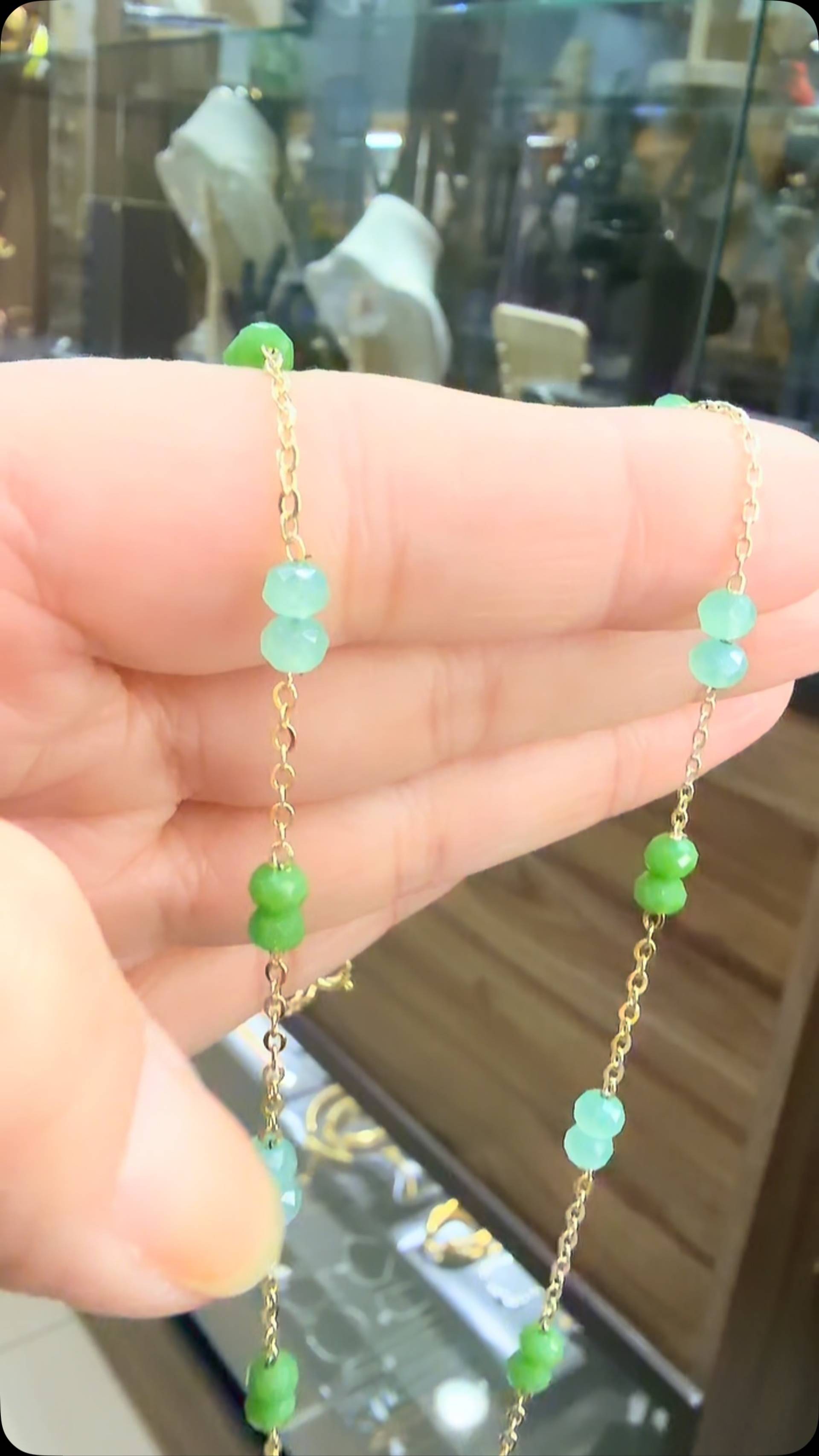 Cadena Jade Delicada