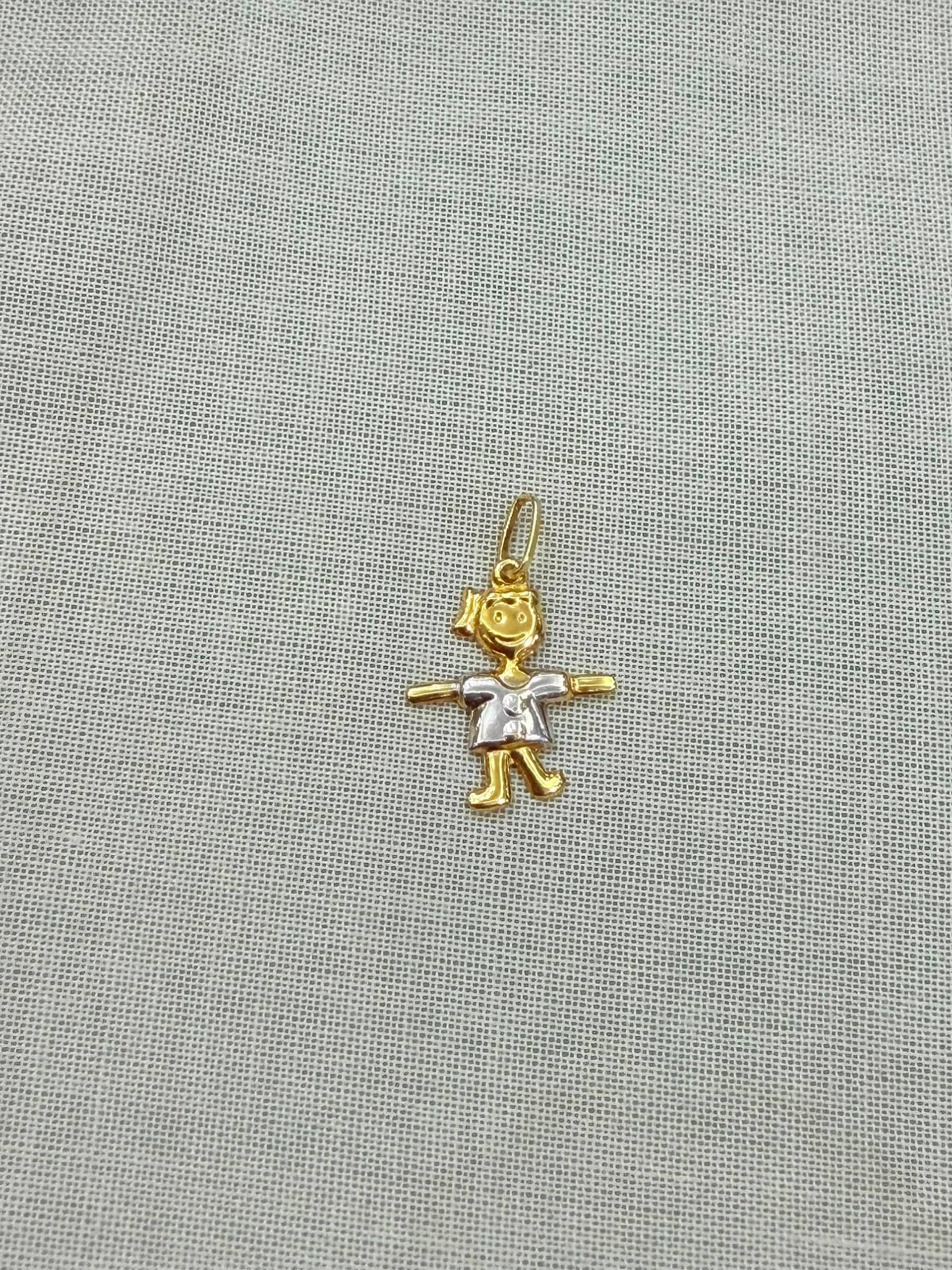 Dije Niña oro 18 k
