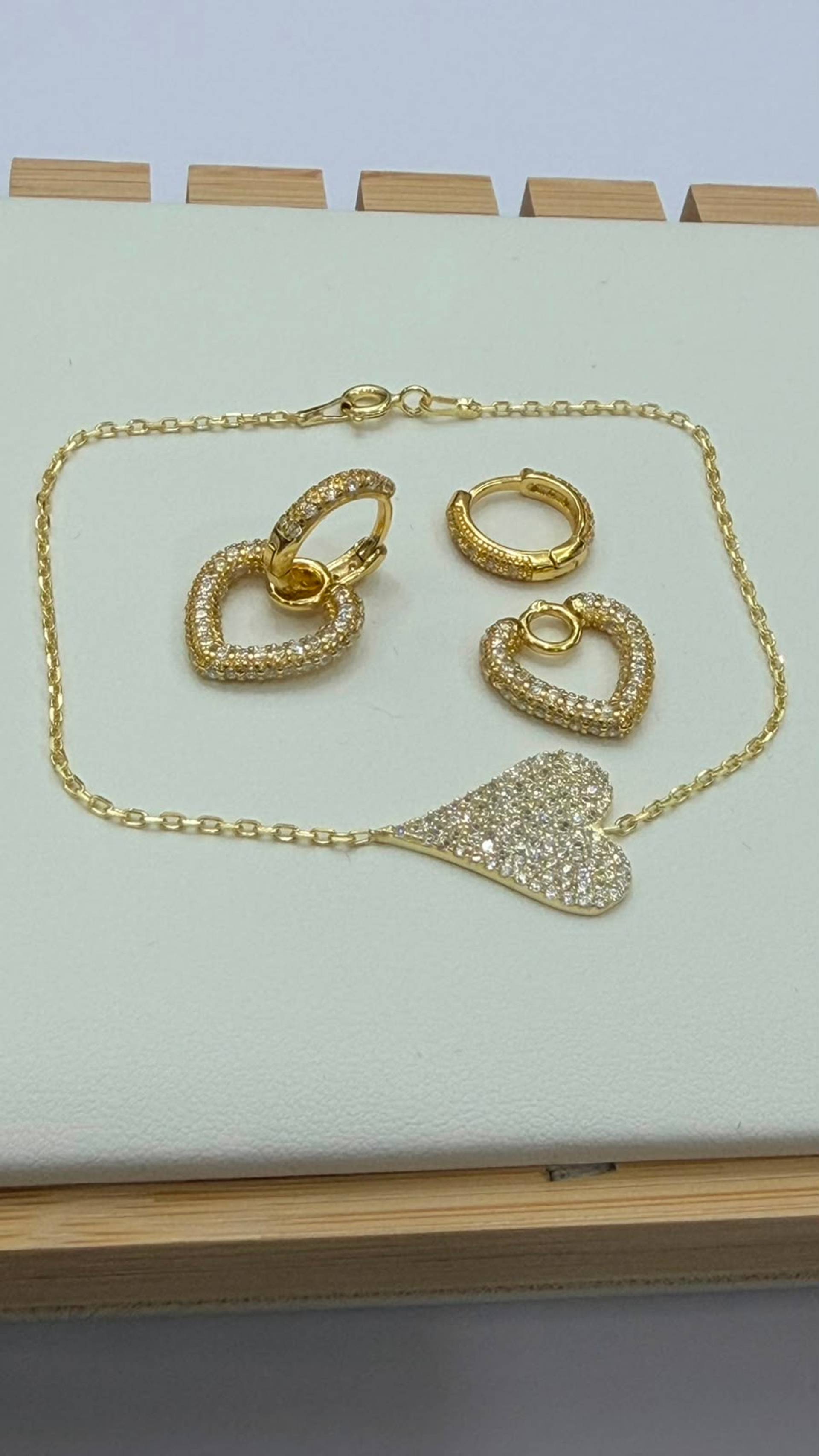 Set Corazón Brillante