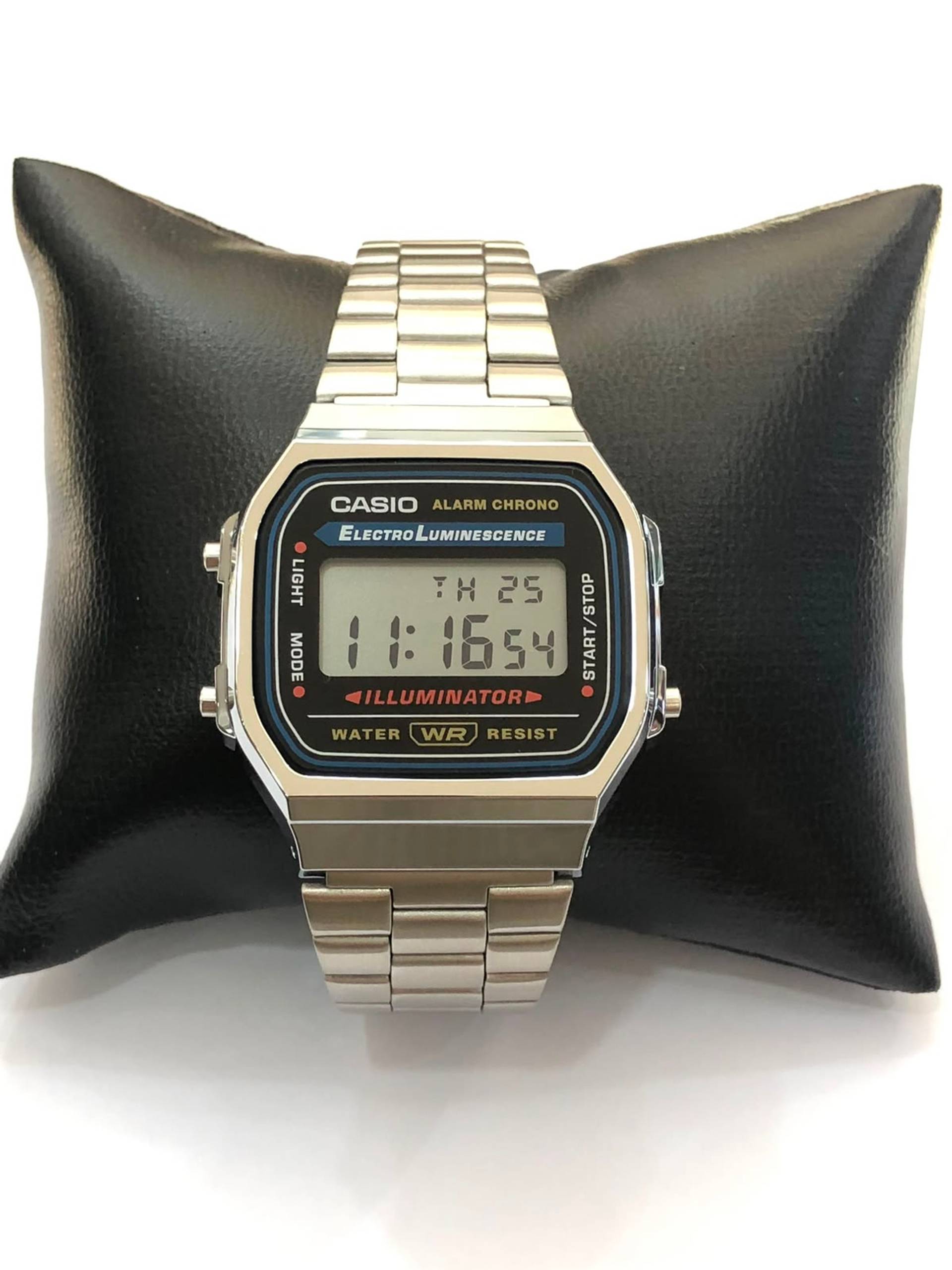 Reloj caballero Casio digital plata