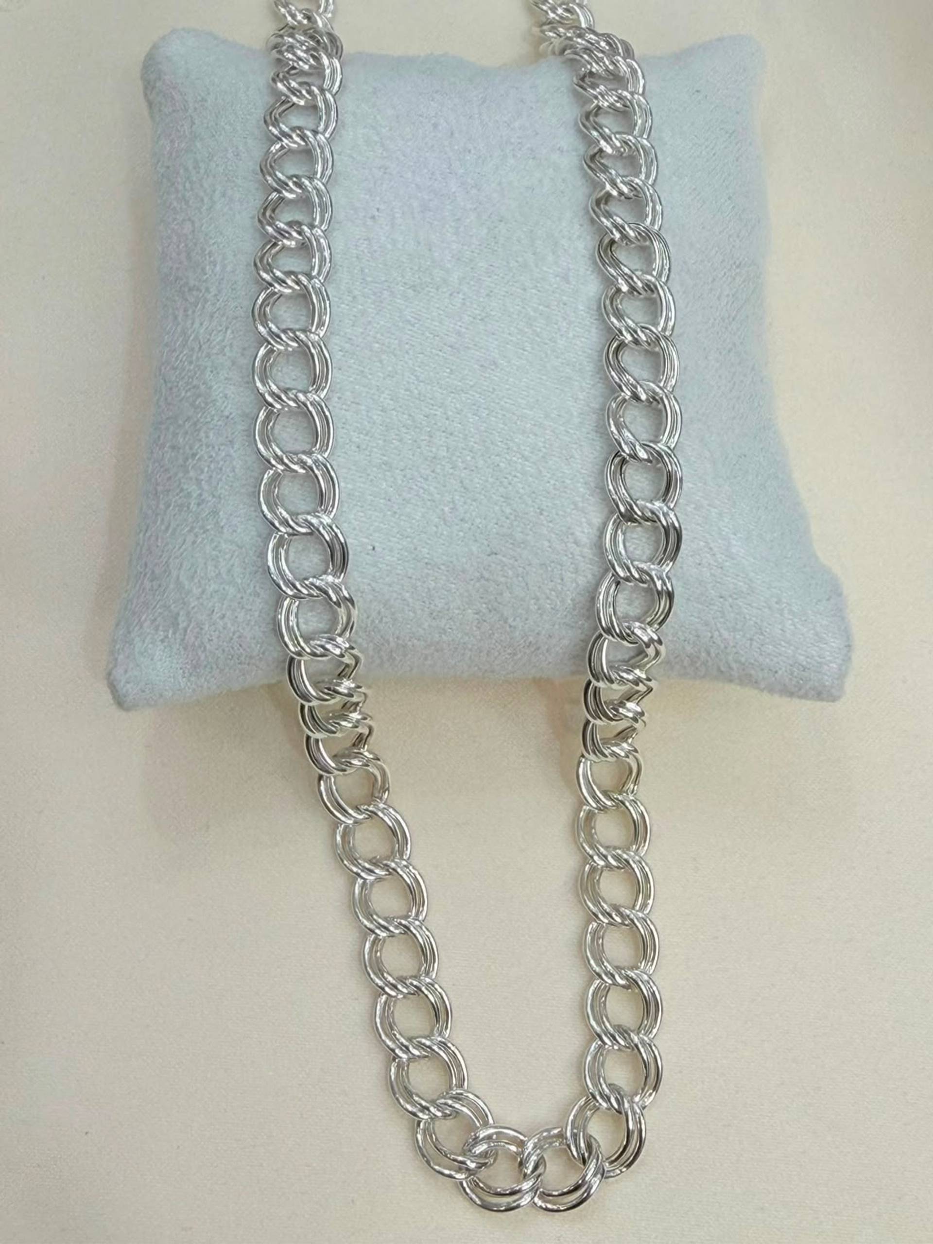 Collar Cadena Gruesa de plata 925