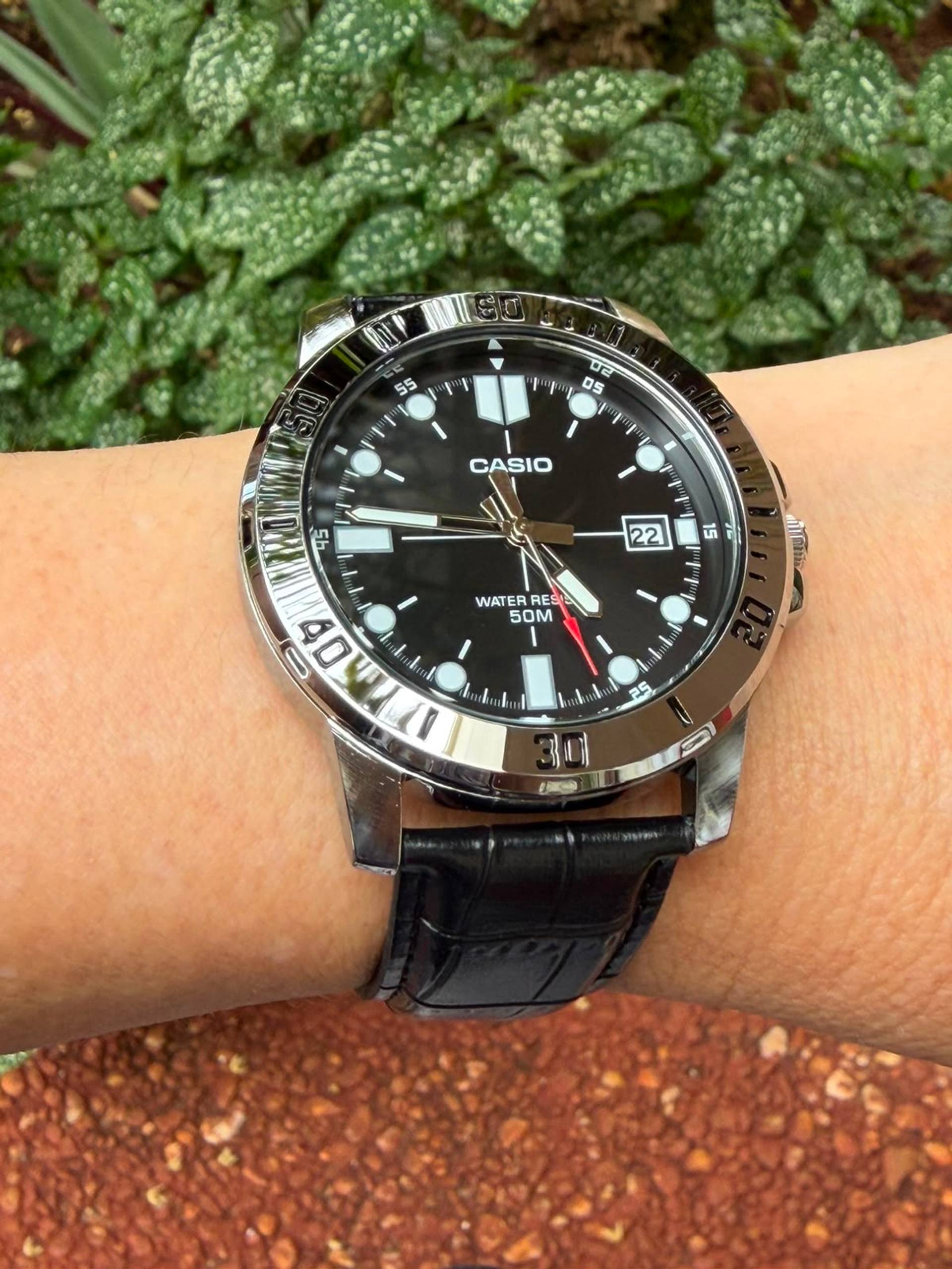 Reloj caballero Casio negro urbano