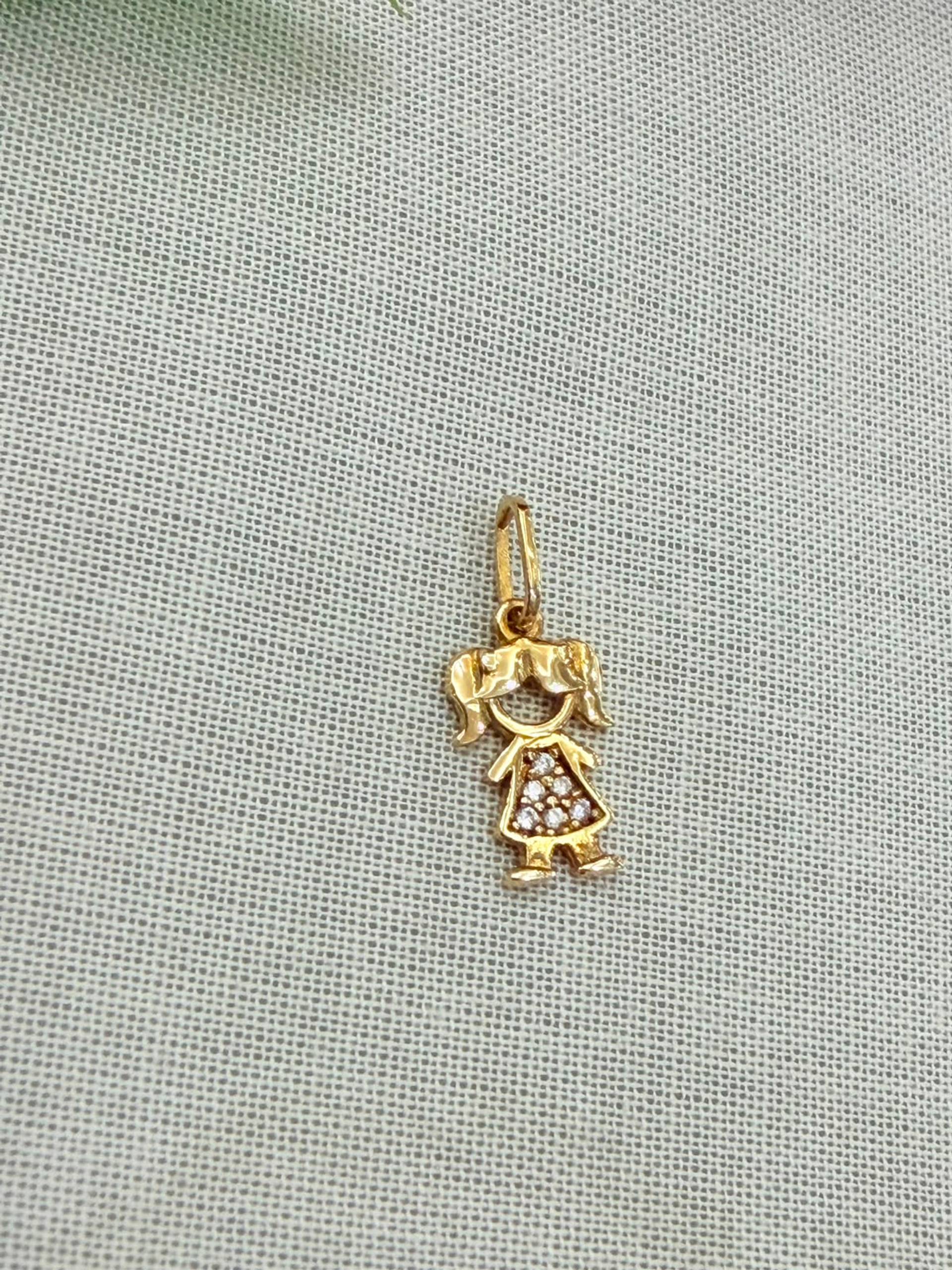 Dije Niña Oro 18K