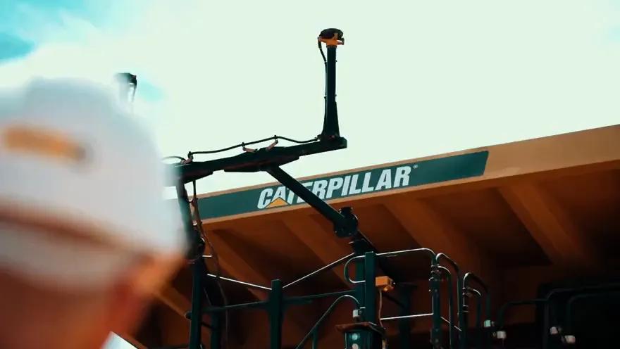 Caterpillar machinery and WesTrac operators from the campaign film