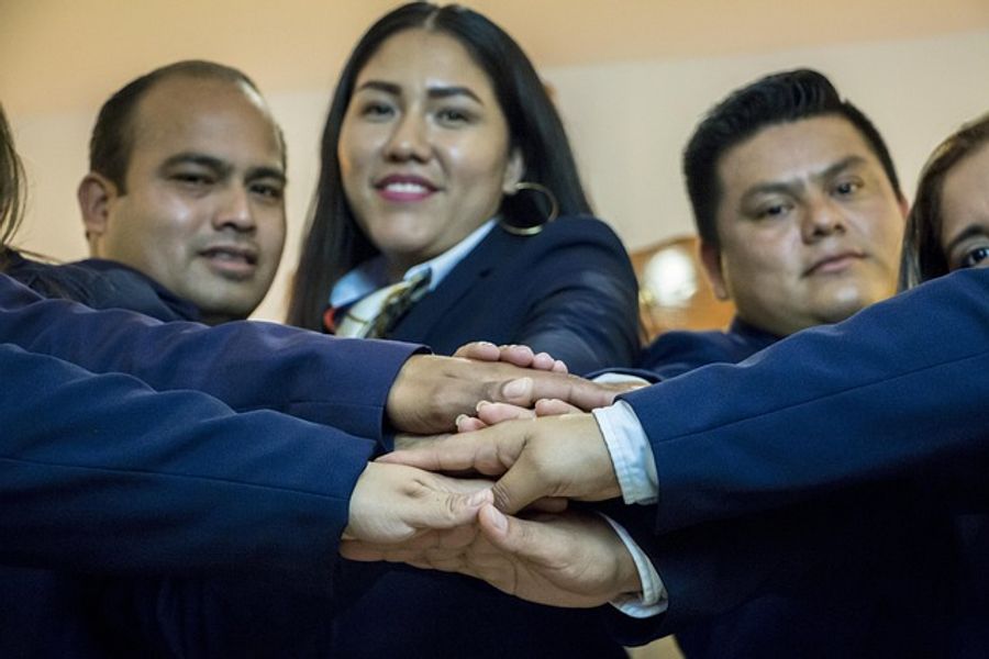 Foto tim eksekutif perusahaan