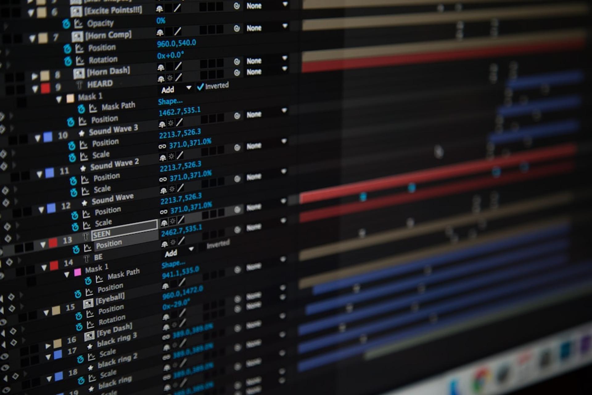 Proses compositing dan editing di software After Effects