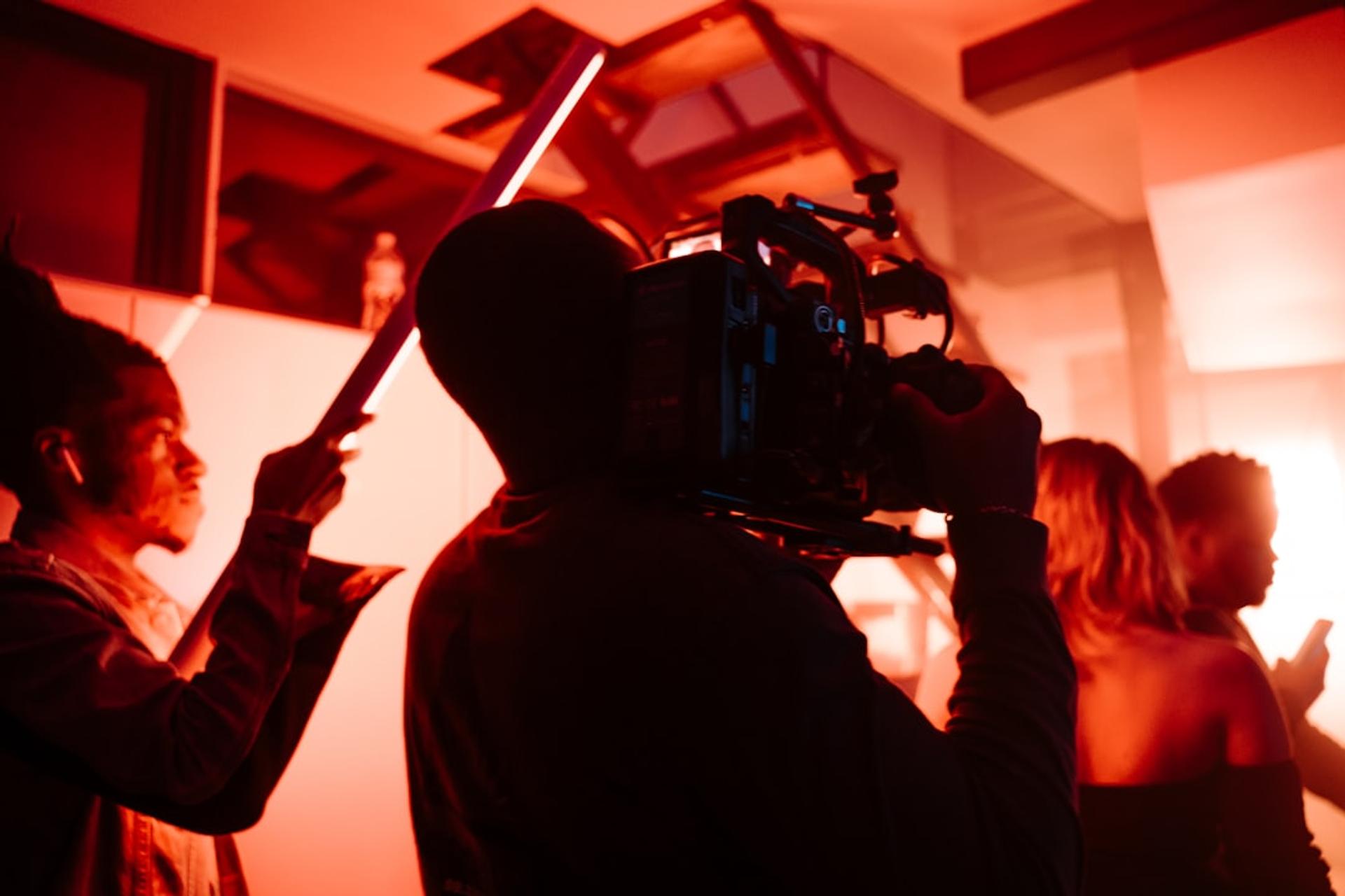 Video production crew on location in Jakarta - full-service production for international brands