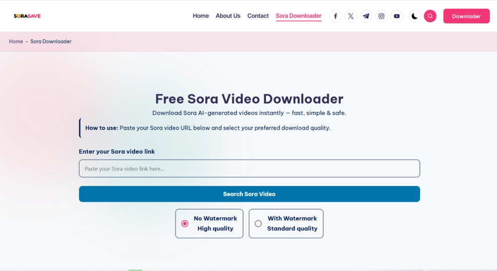 Sora Video Downloader Free screenshot