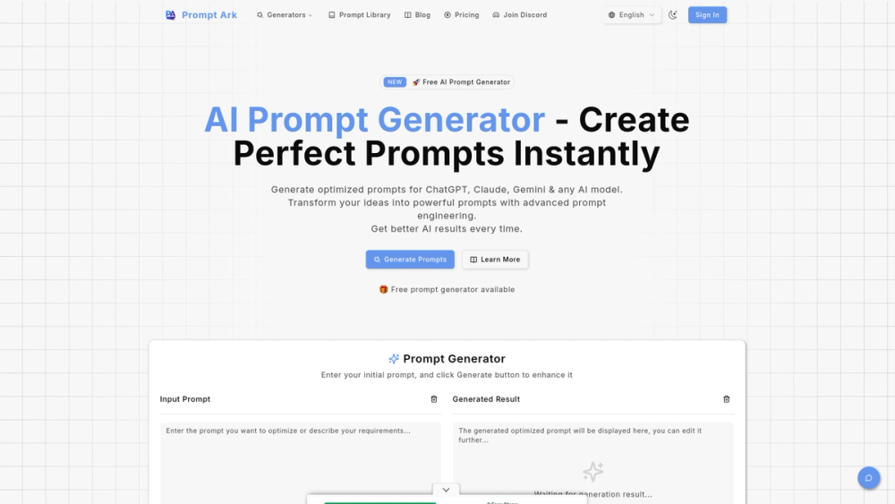AI Prompt Generator screenshot