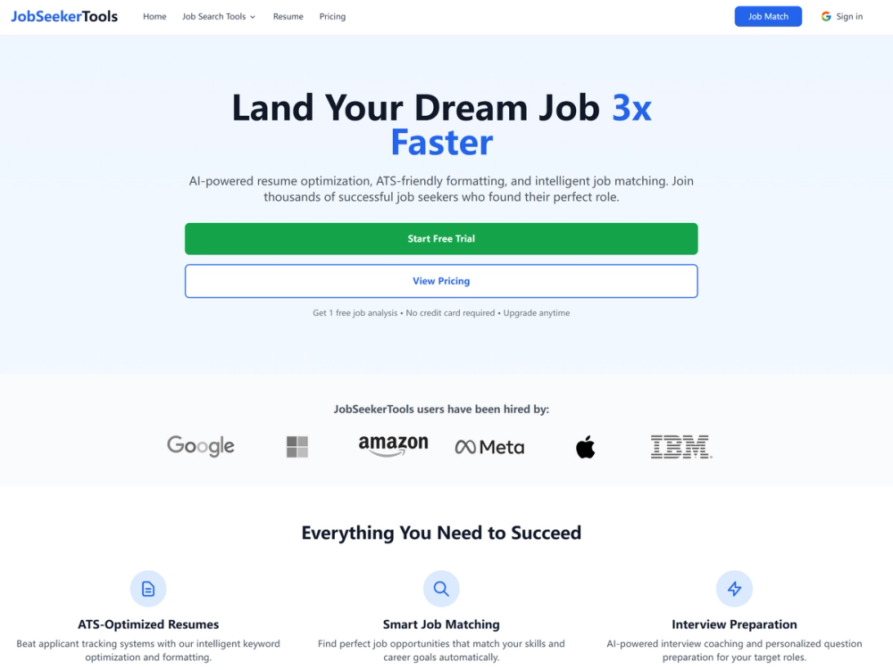 JobSeekerTools screenshot
