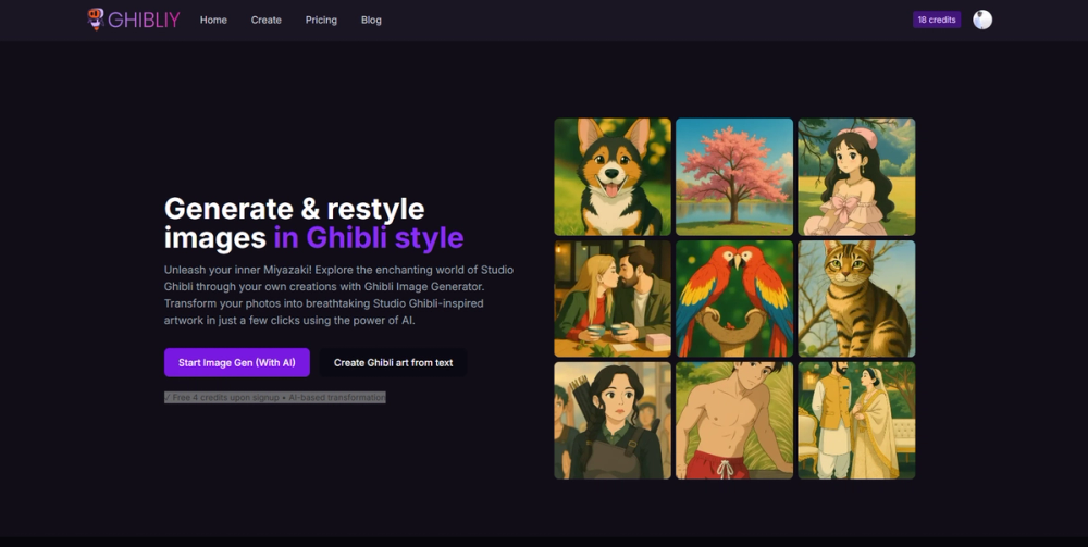 image of Ghibliy AI – Generate Images 