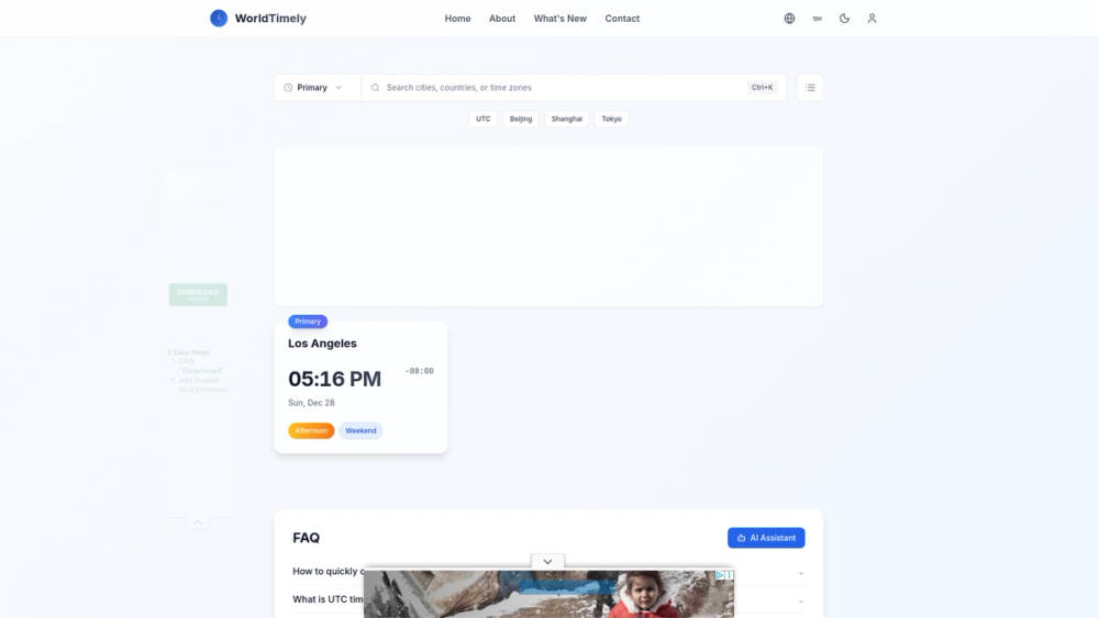 WorldTimely screenshot