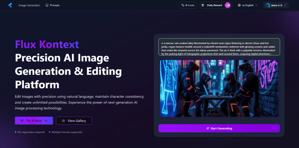 image of Flux Kontext AI