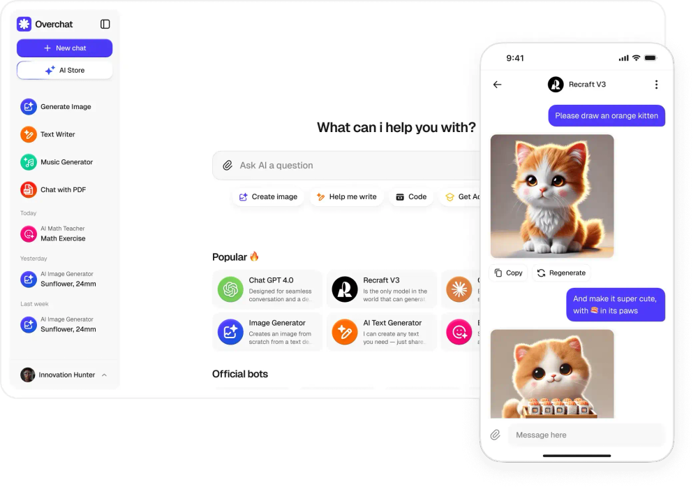 image of Overchat AI