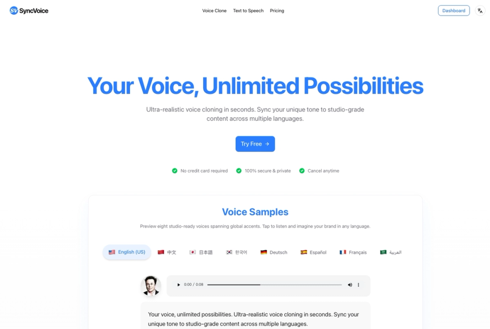 SyncVoice screenshot