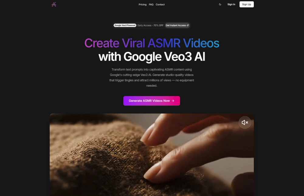 image of AI ASMR VIDEO