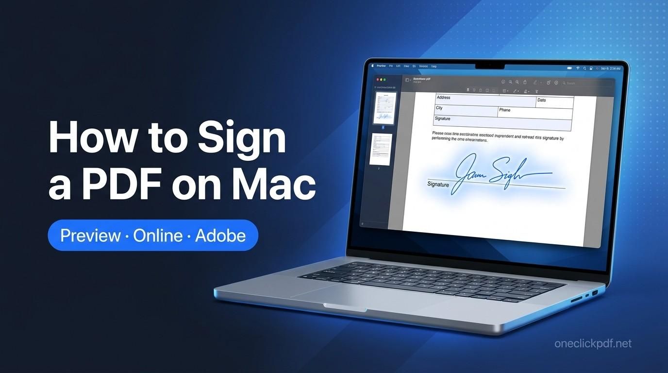 How to Sign a PDF on Mac