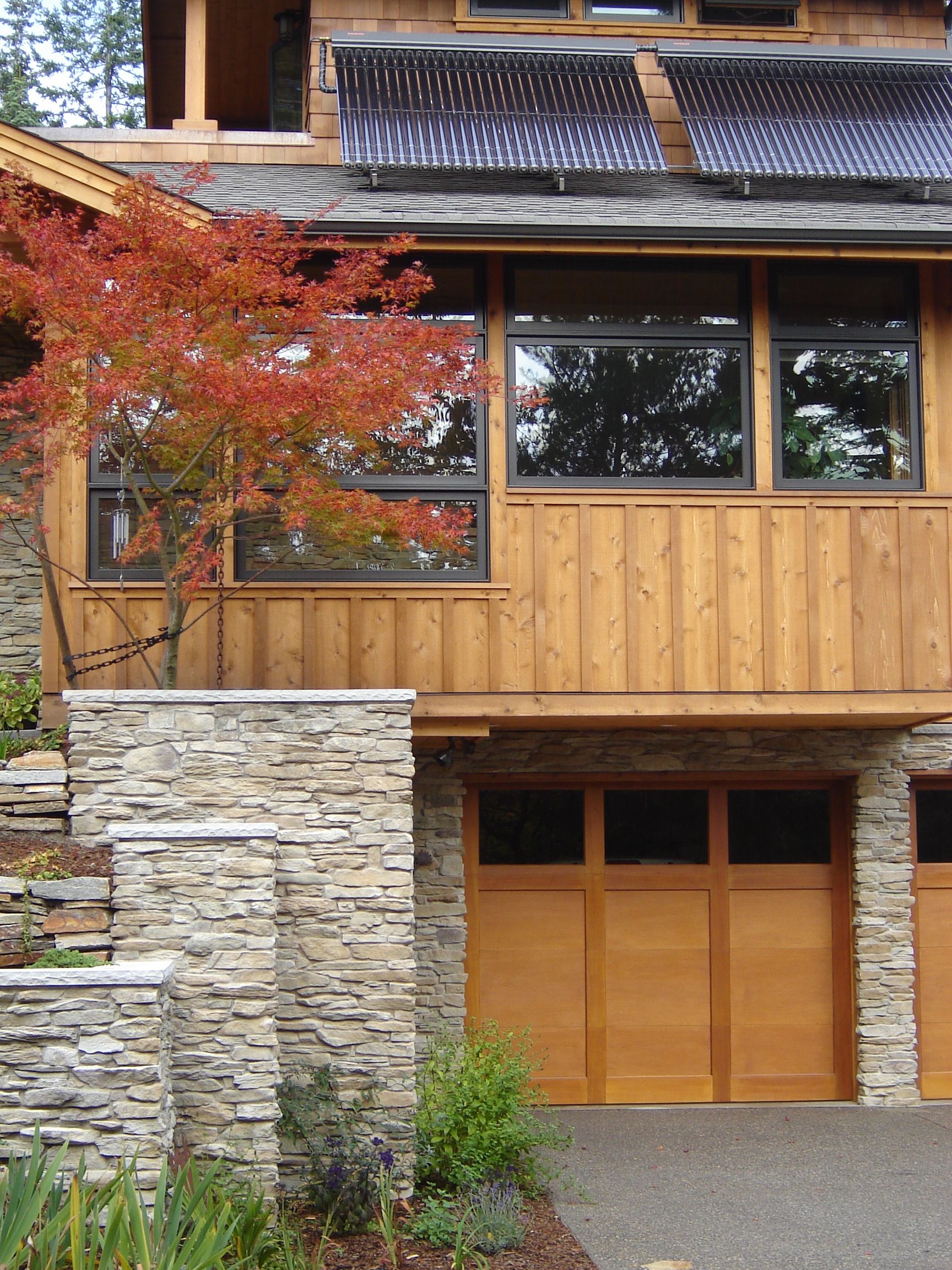 south hill solar garage front