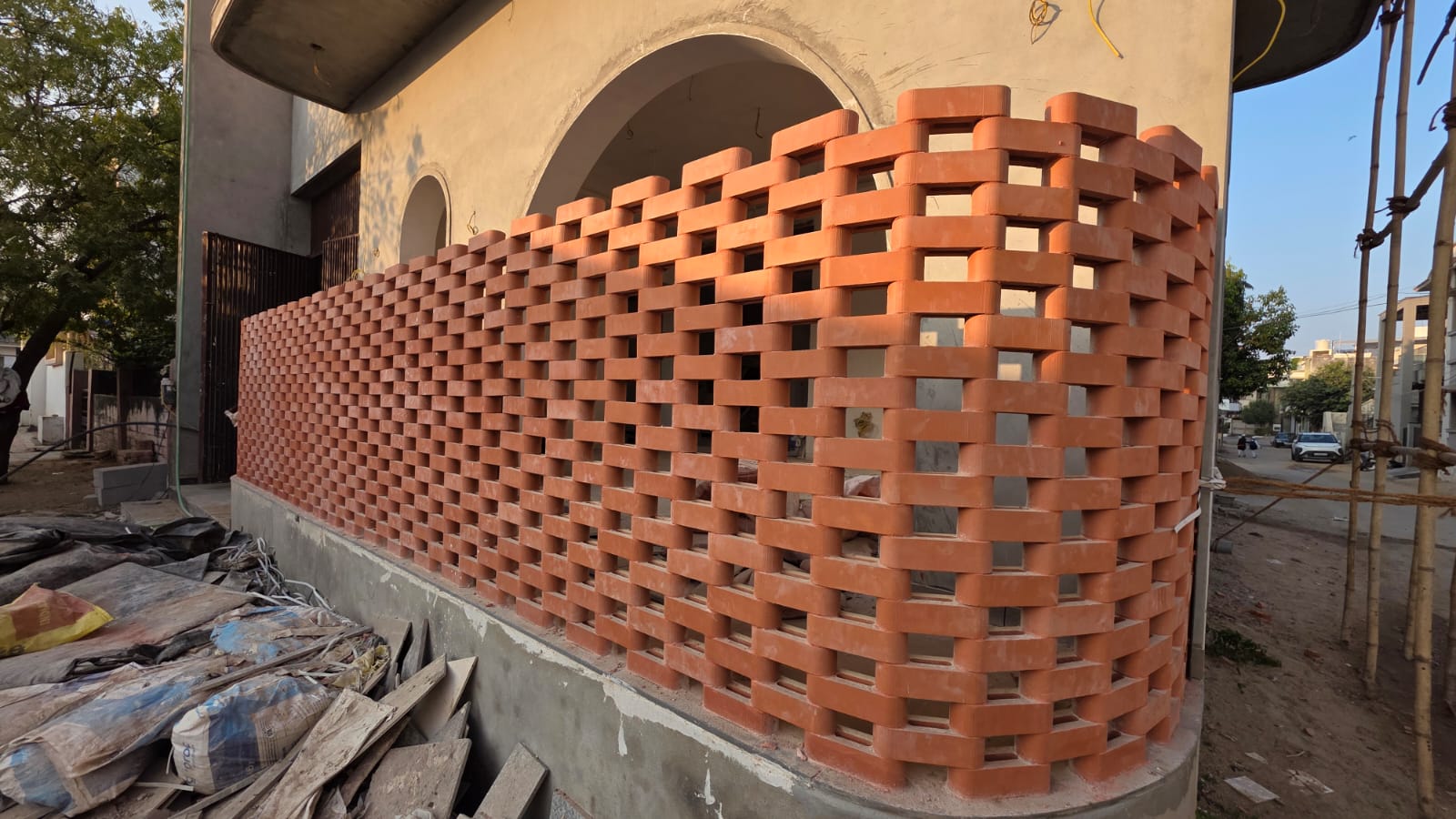 Capusule Brick Capusle Brick Flexible Brick Tile & Exposed Terracotta Panel - UrbanClay India