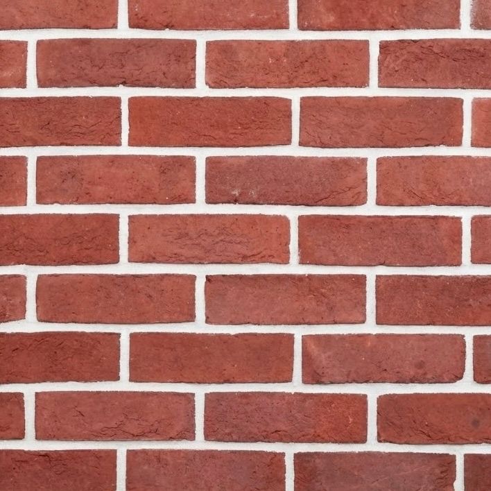 Handmade Series Single Tone Teracotta Basic Red Brick Tile Flexible Brick Tile & Exposed Terracotta Panel - UrbanClay India