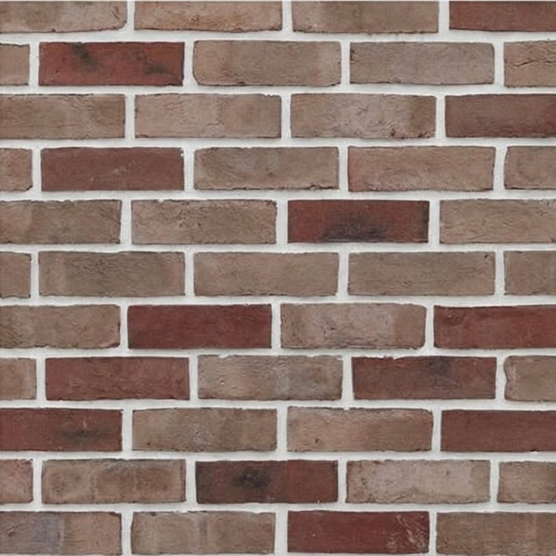 Handmade Series Wild colors Burnt Sand Red Brick Tile Flexible Brick Tile & Exposed Terracotta Panel - UrbanClay India