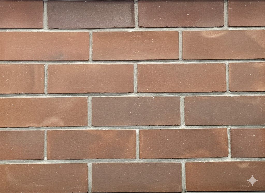 Terracotta - Precision Press™ - Smooth Brown Clay Brick Tile Flexible Brick Tile & Exposed Terracotta Panel - UrbanClay India
