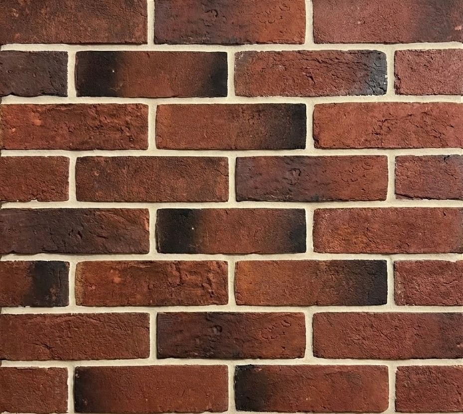 Handmade Series Wild colors Soho Burnished Flexible Brick Tile & Exposed Terracotta Panel - UrbanClay India