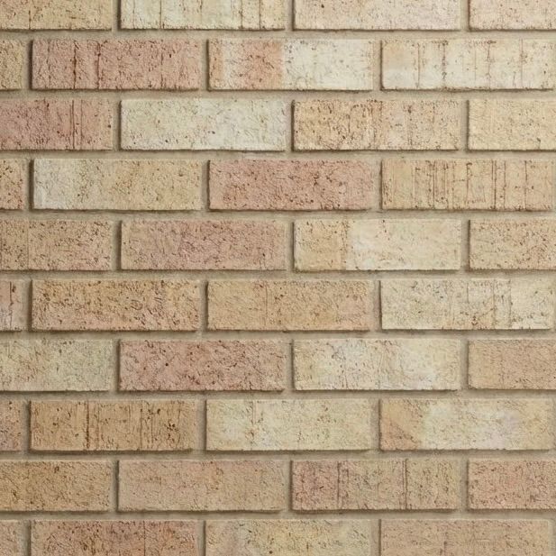 Wirecut Brick Tile - KilnEdge Biege Wirecut Brick Tile Flexible Brick Tile & Exposed Terracotta Panel - UrbanClay India