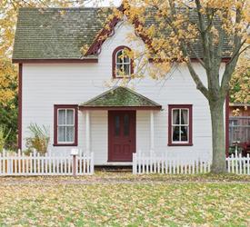 House in the fall