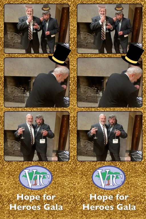 Guests mingling during the cocktail hour at the 2024 Hope for Heroes Gala