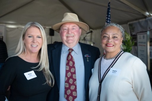 The Lightfighter Village wall raising at Fort Ord