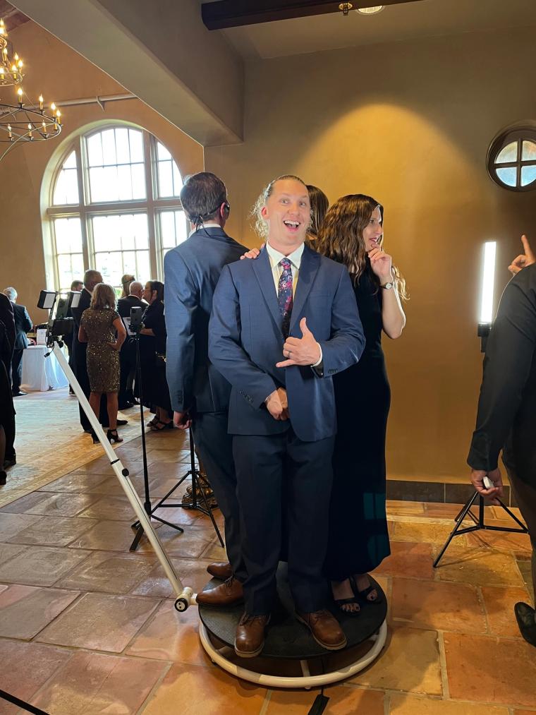 Community members and Veterans enjoying the Hope for Heroes Gala