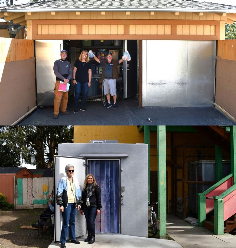 VTC team at the campus supply rooms